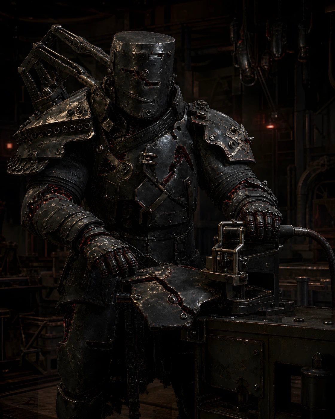 Portrait of Ilmaren, the Open Plate, man protagonist for Vaelun.